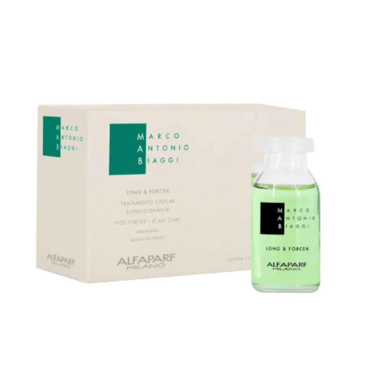 Ampola Mab Long & Force Tratamento Capilar Condicionante 3 unidades de 13ml