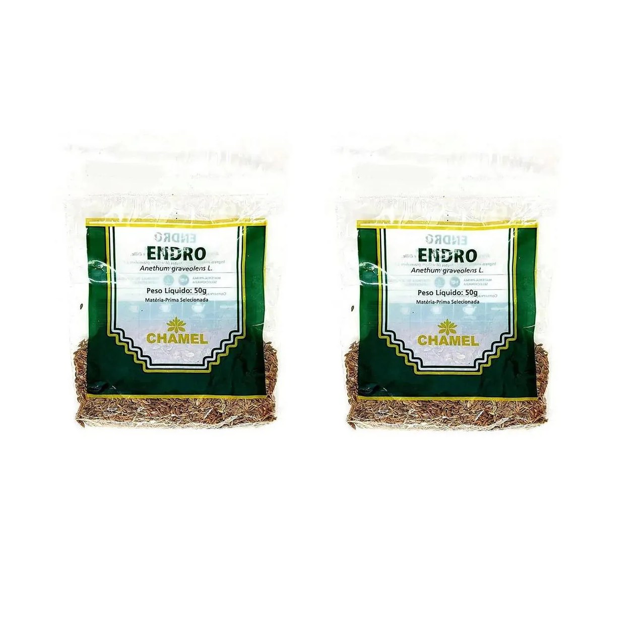 Kit 02 Pacote de Chá de Endro 50g - Chamel