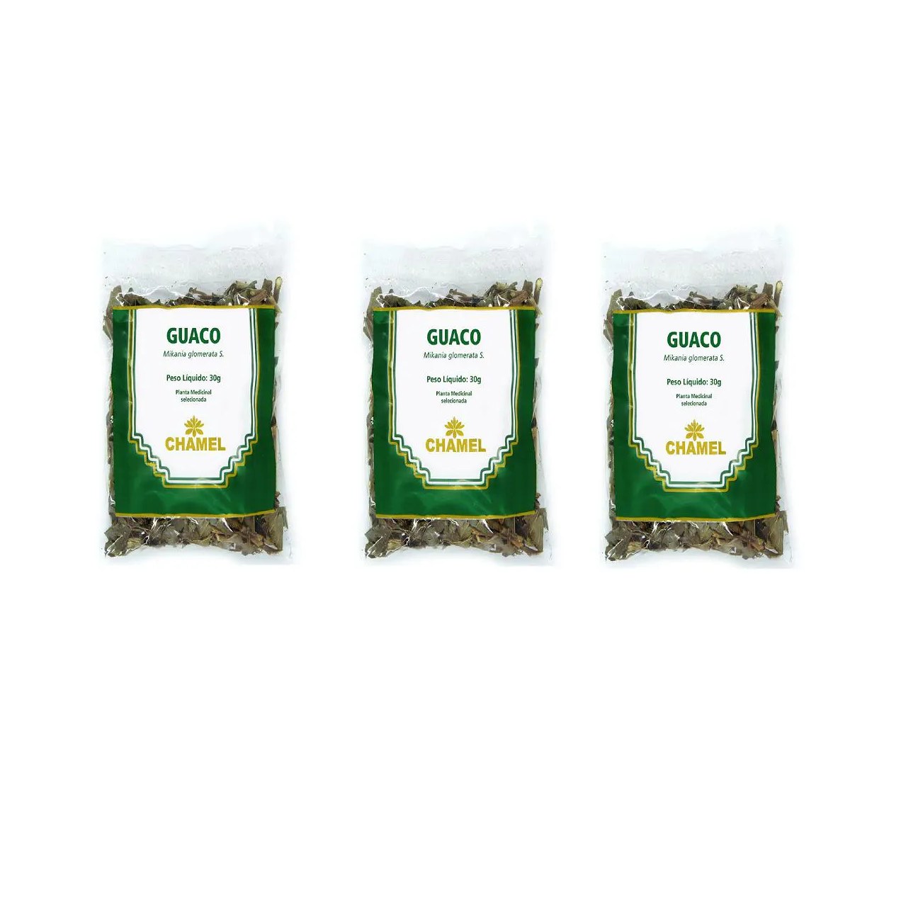 Kit 03 Pacote de Chá de Guaco 30g - Chamel