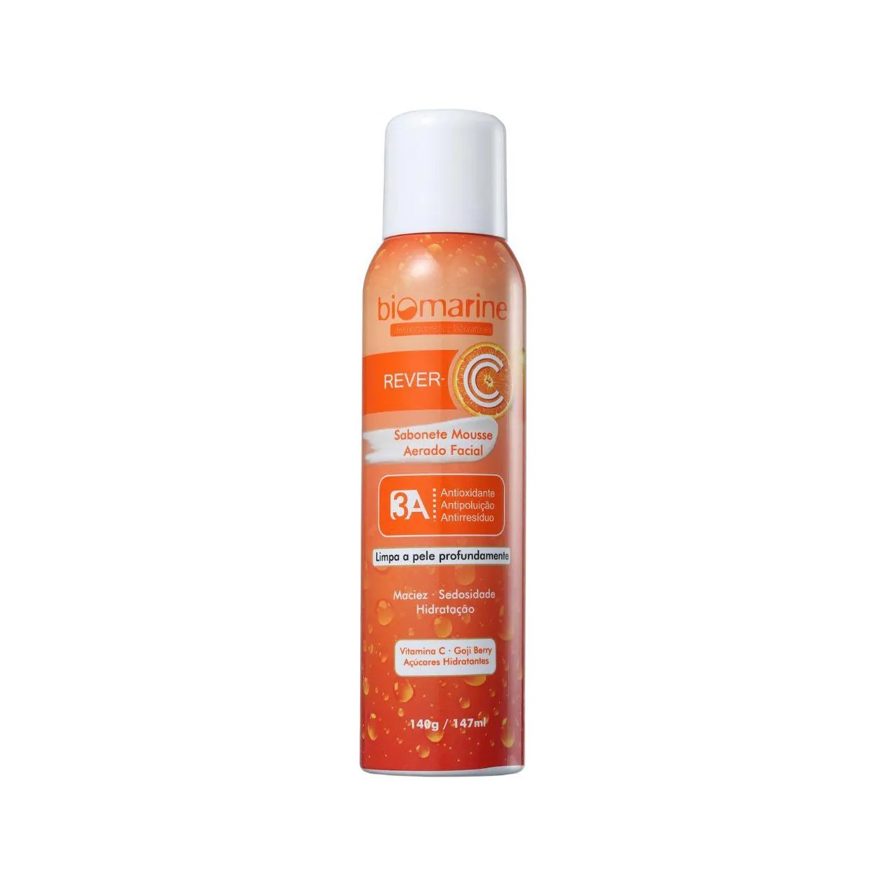 Biomarine Sabonete Mousse de Limpeza Facial Rever C 147ml