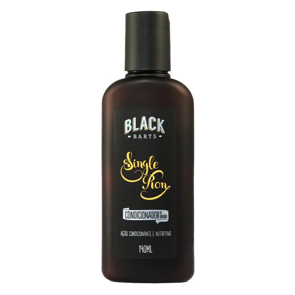 Condicionador de Barba Ação Condicionante e Nutritiva Single Ron 140ml Black Barts