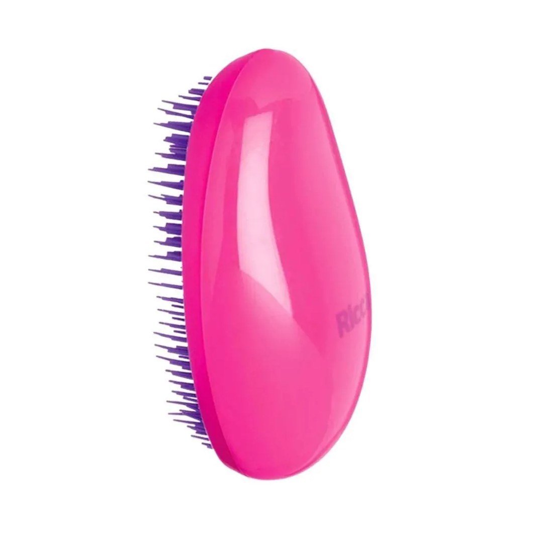 Escova para Desembaraçar Flex Hair Rosa Ricca Belliz Cód. 118