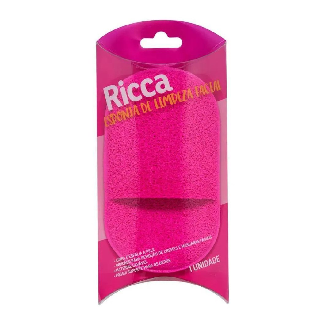 Esponja de Limpeza Facial Ricca Cód.1822
