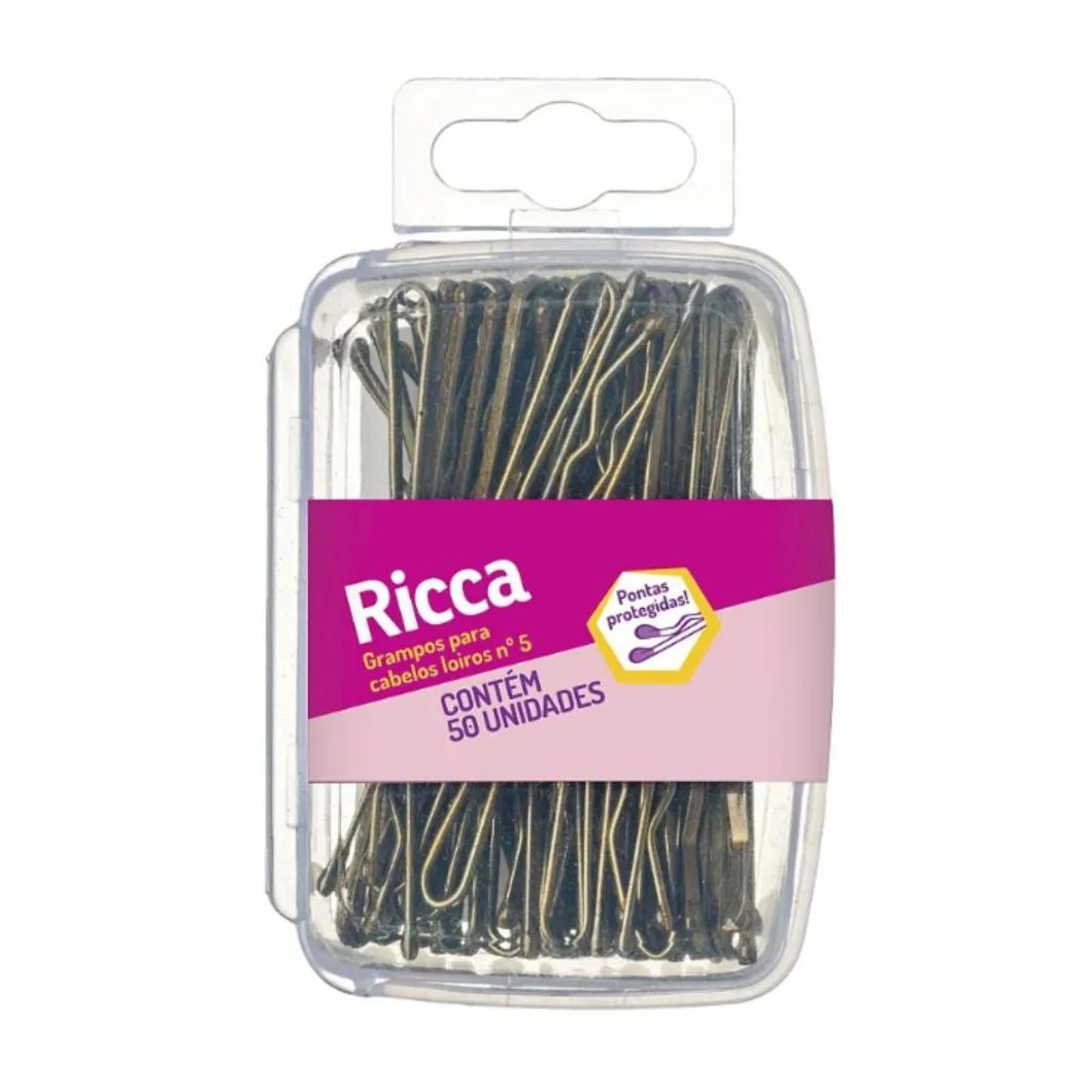 Grampo para Cabelos Loiros Nº 5 Ricca