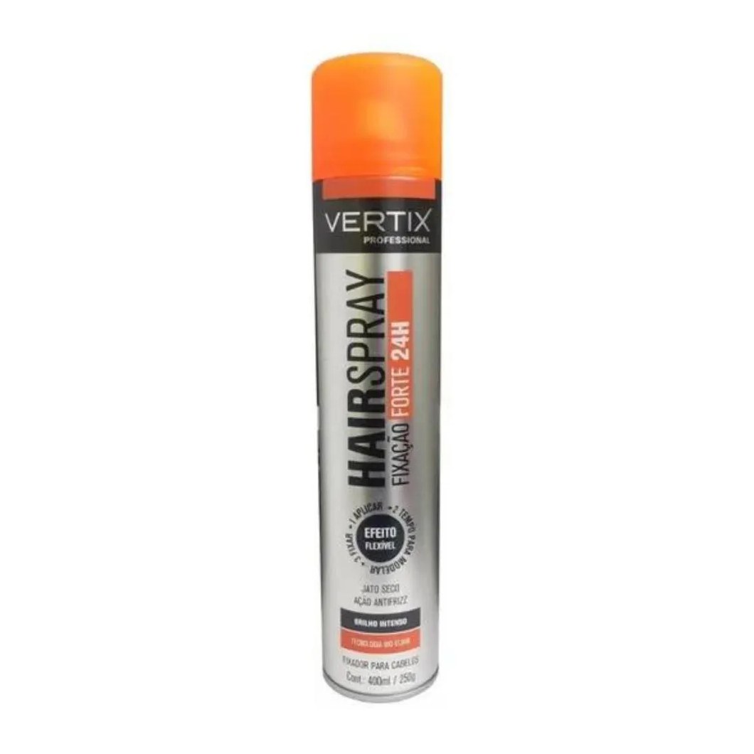 Vertix Hairspray Fixador para Cabelo Fixação Forte 400ml