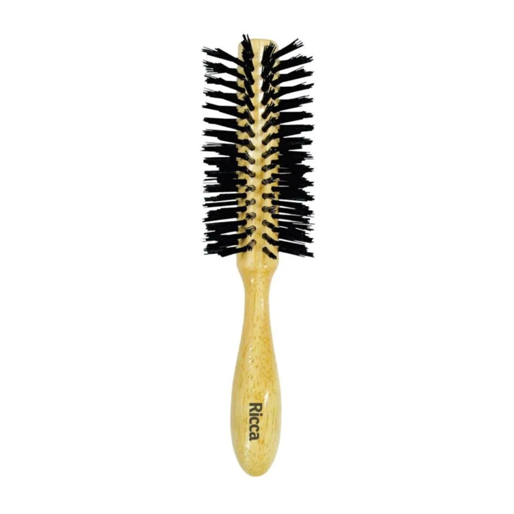 Escova Madeira Nylon Ricca Belliz Meia Lua Cod.415
