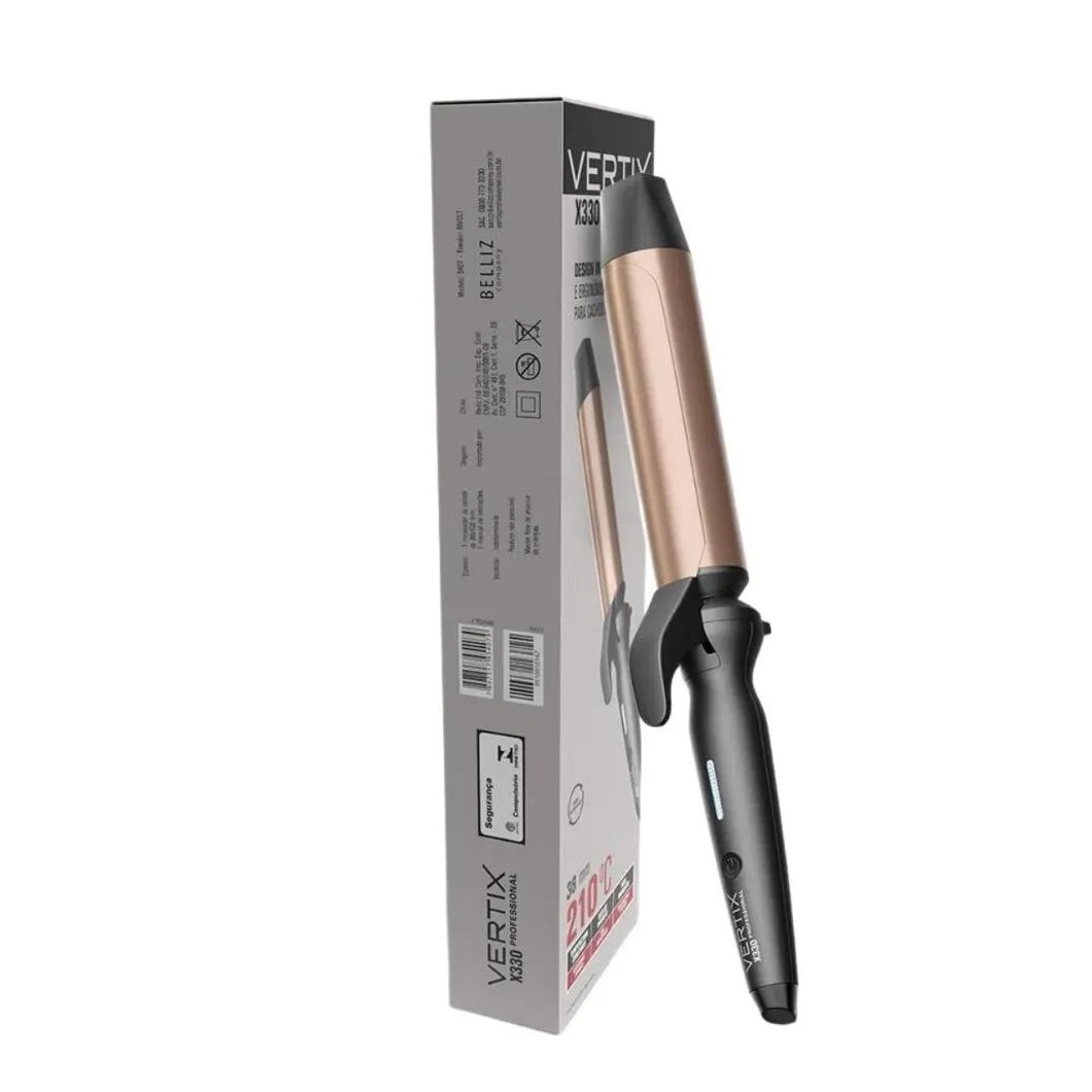 Modelador Vertix Belliz X330 38mm 210°c Bivolt