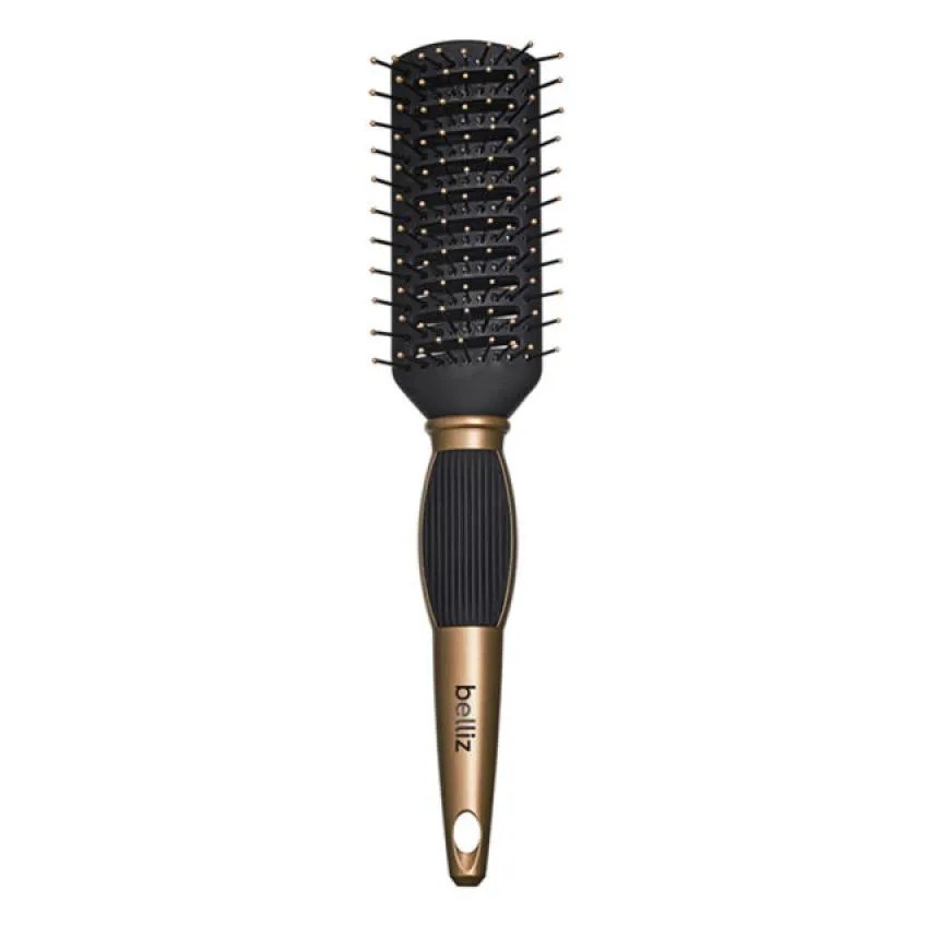 Escova para Cabelo Black & Gold Ventilada - Belliz