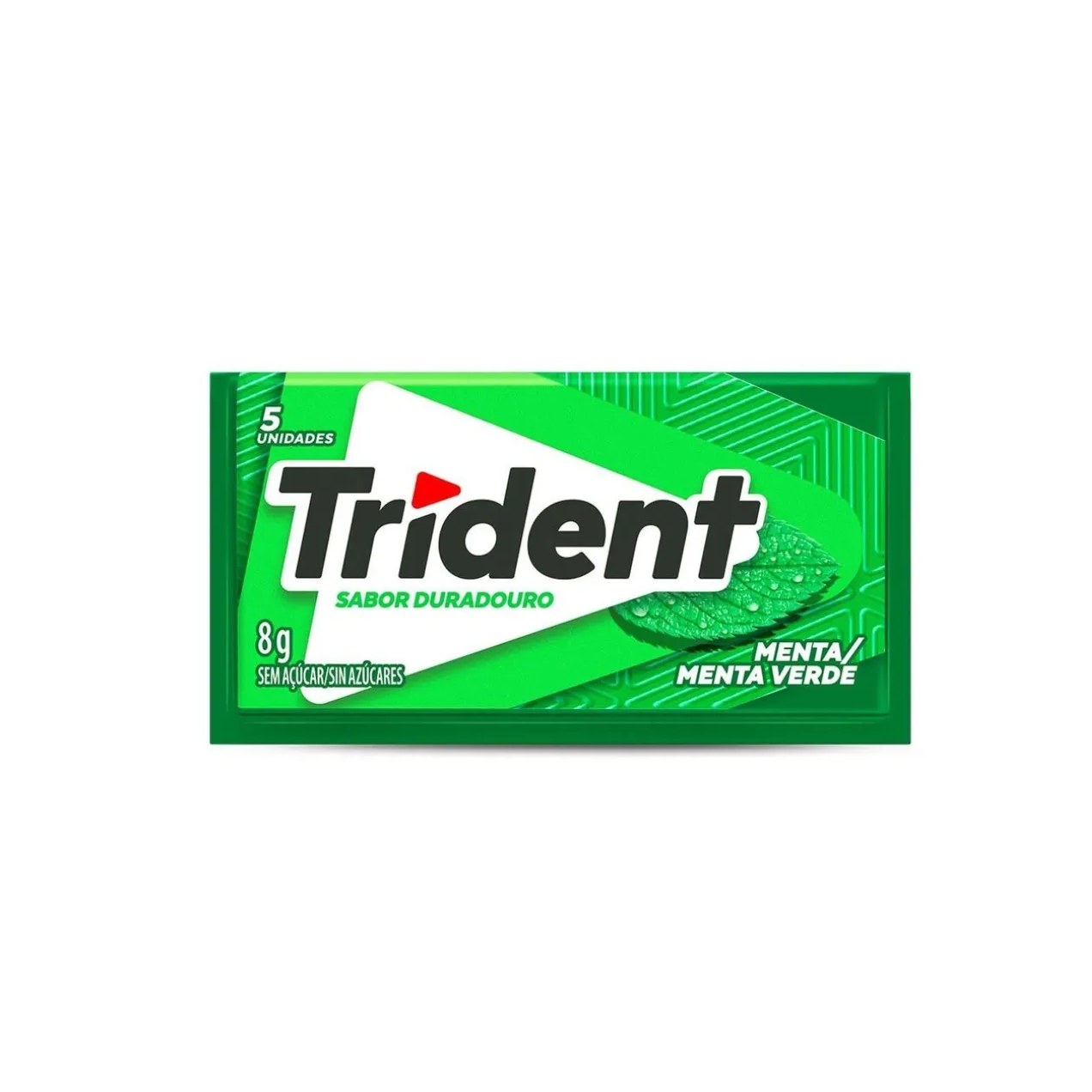 Goma de Mascar Trident Menta Sem Açúcar 8g