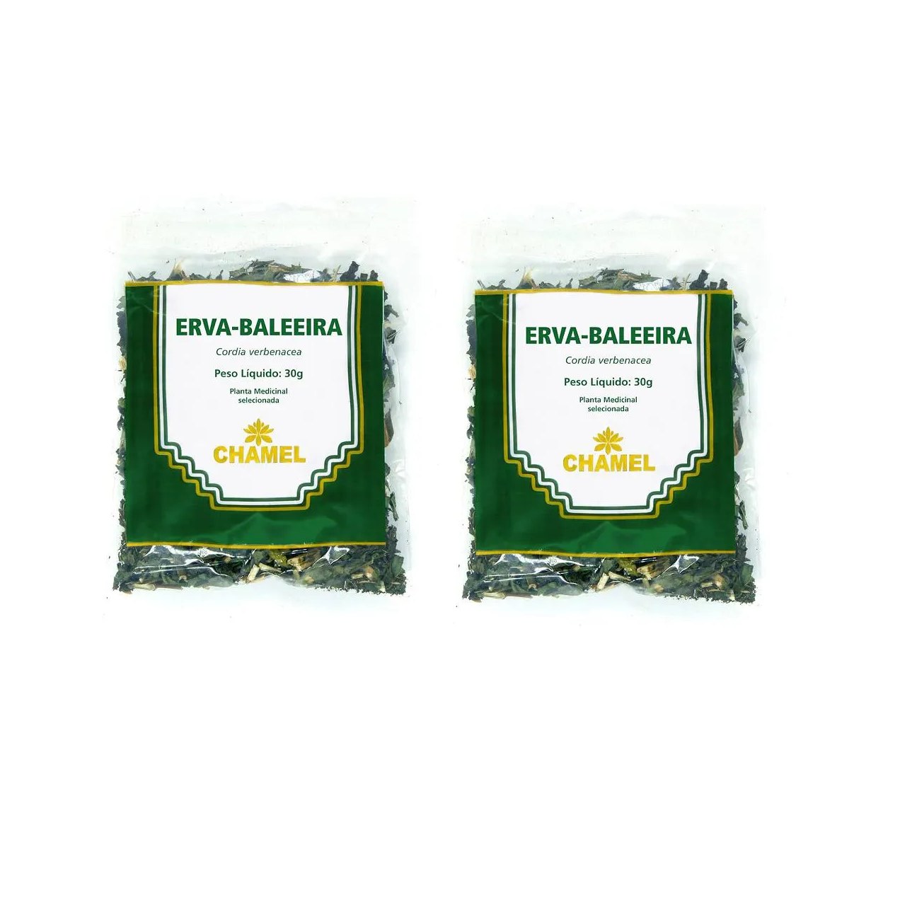 Kit 02 Pacote de Chá de Erva Baleeira 30g - Chamel