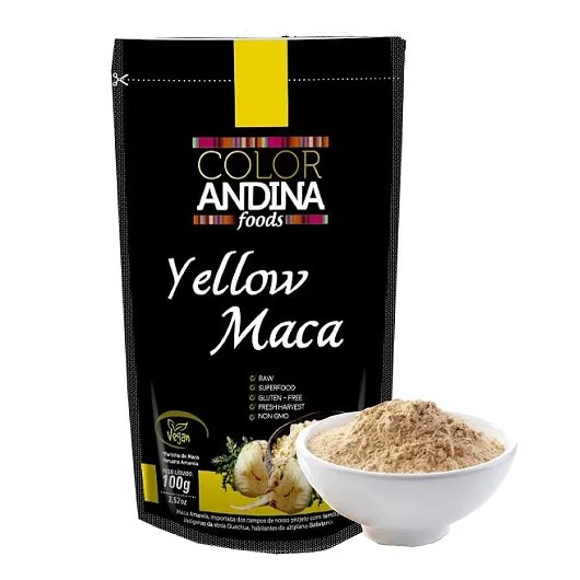 Maca Peruana Amarela, Color Andina Food, 100g