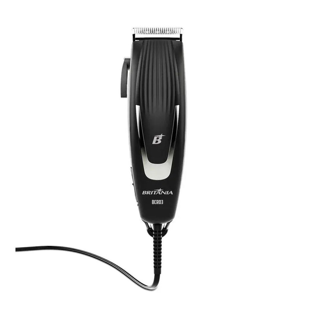 MáQUINA DE CORTAR CABELO BRITâNIA BCR03 - 18W, 9 ACESSóRIOS 110