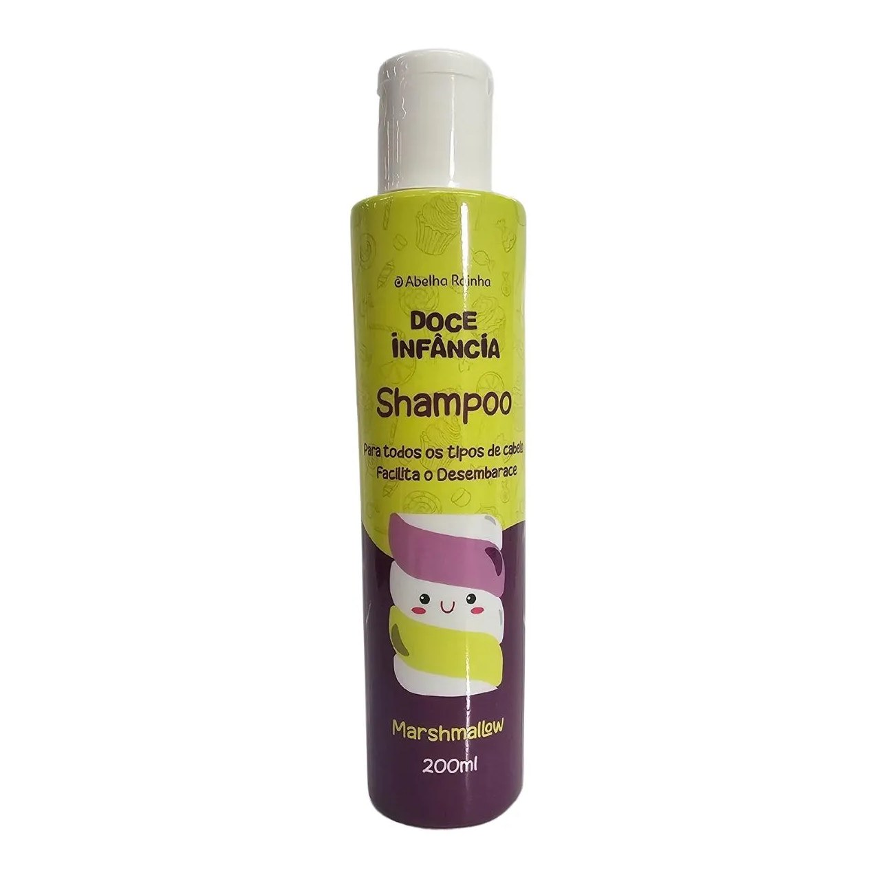 Shampoo Marshmallow Doce Infância Abelha Rainha 200ml