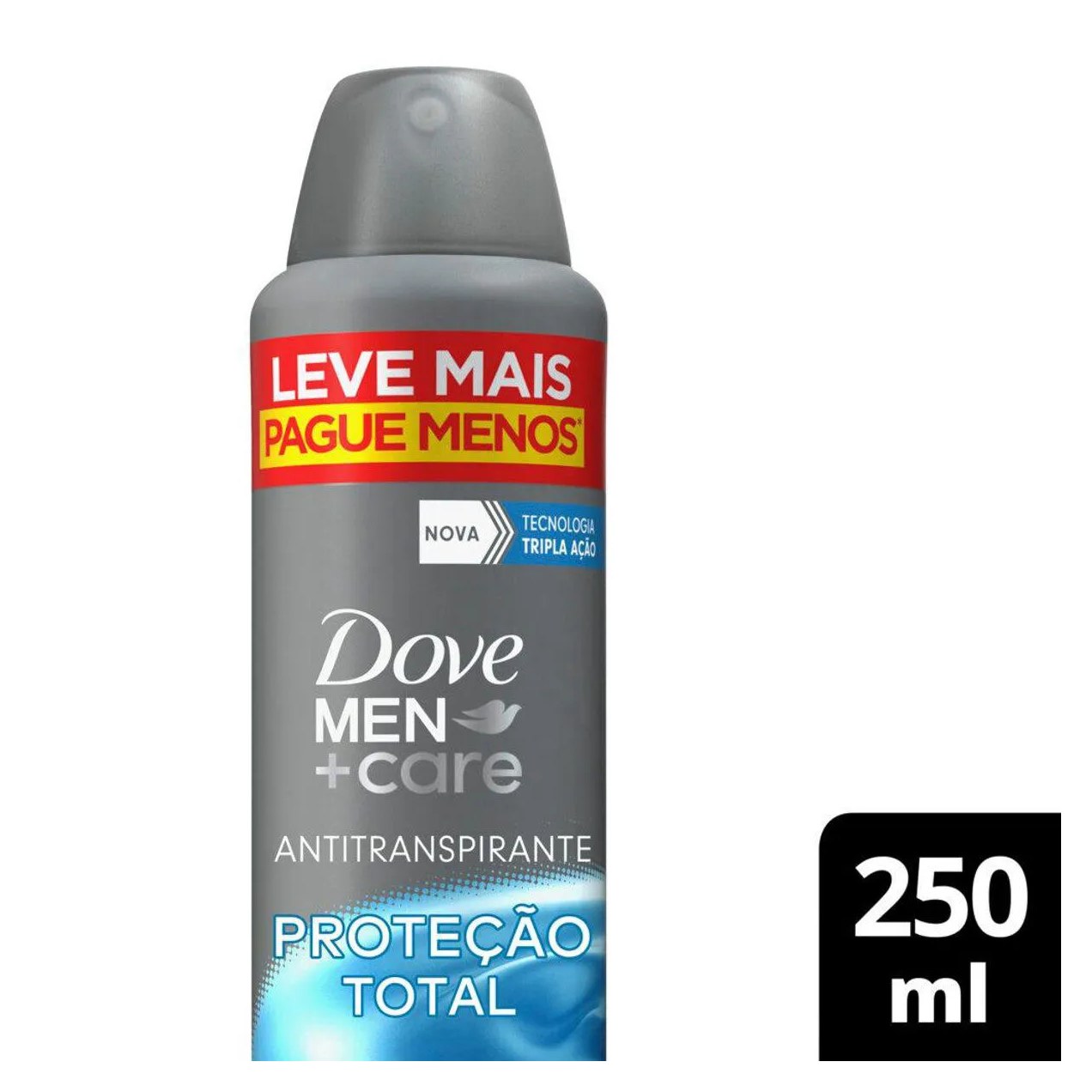 Desodorante Antitranspirante Aerosol Dove Men +Care Proteção Total 72h 250ml