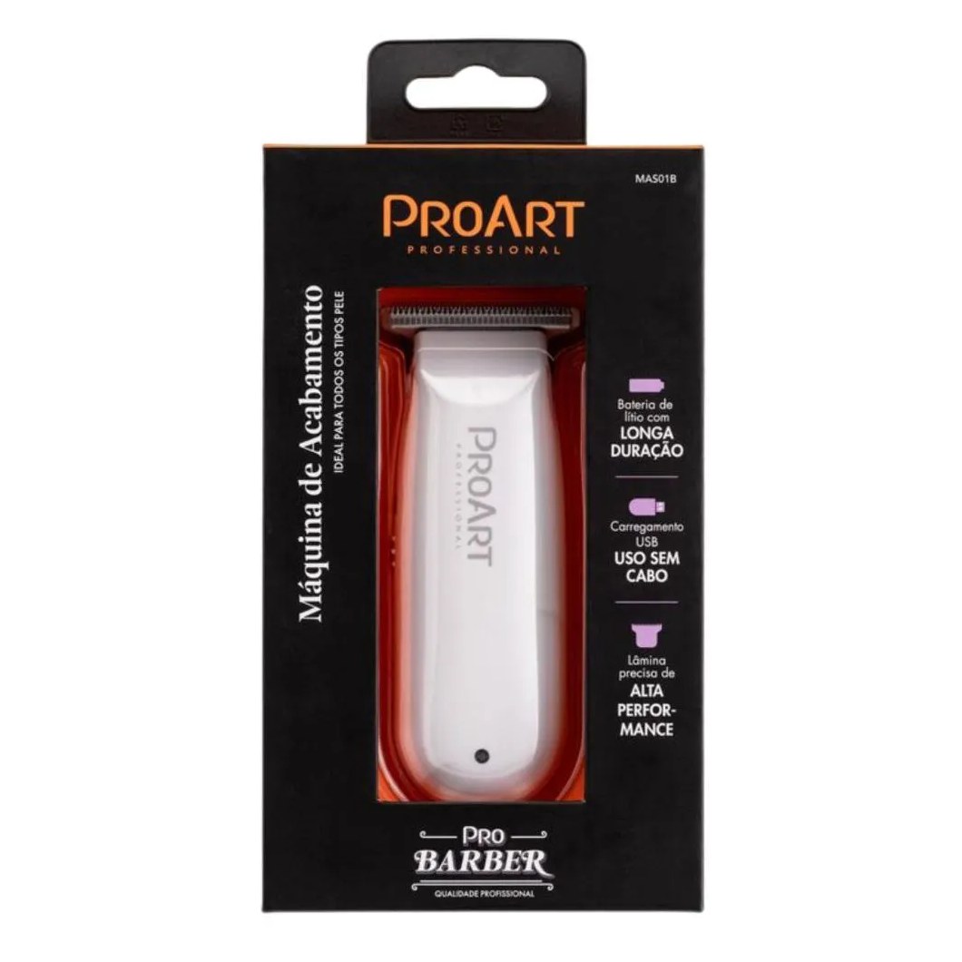 Máquina de Acabamento Proart Probarber Branca Mas01b