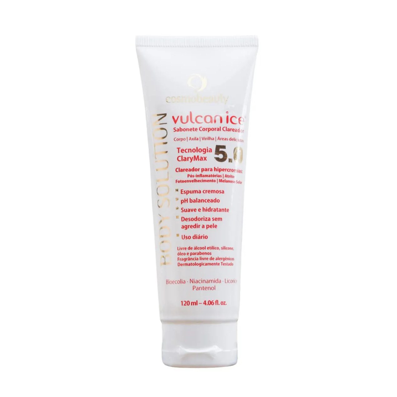 Cosmobeauty Vulcan Ice Sabonete Corporal Clareador 120ml