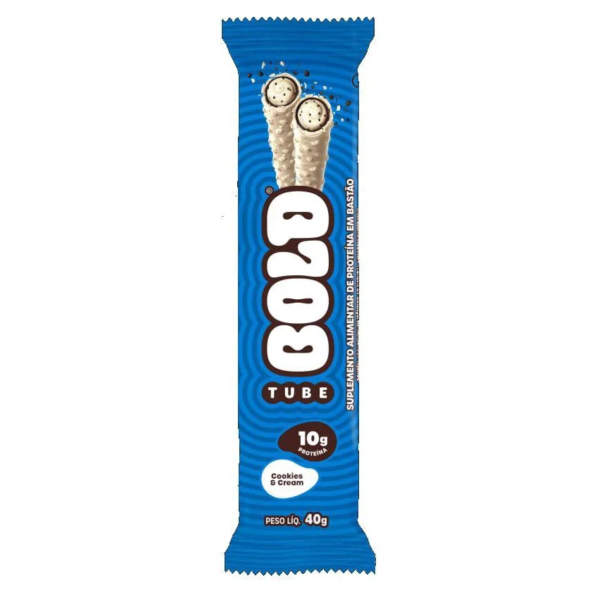 Bold Tube Cookies &amp; Cream Bold Snacks 40g