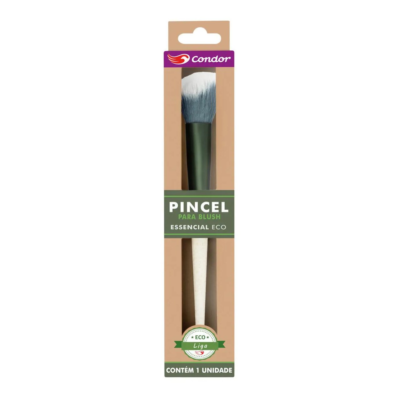 Pincel para Blush Condor Essencial Eco