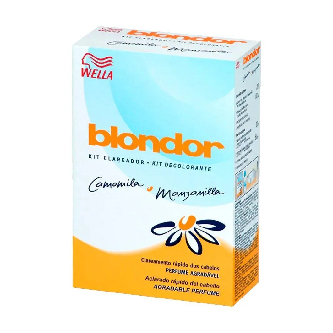 Kit Clareador de Cabelos Blondor Camomila e Manzanilla