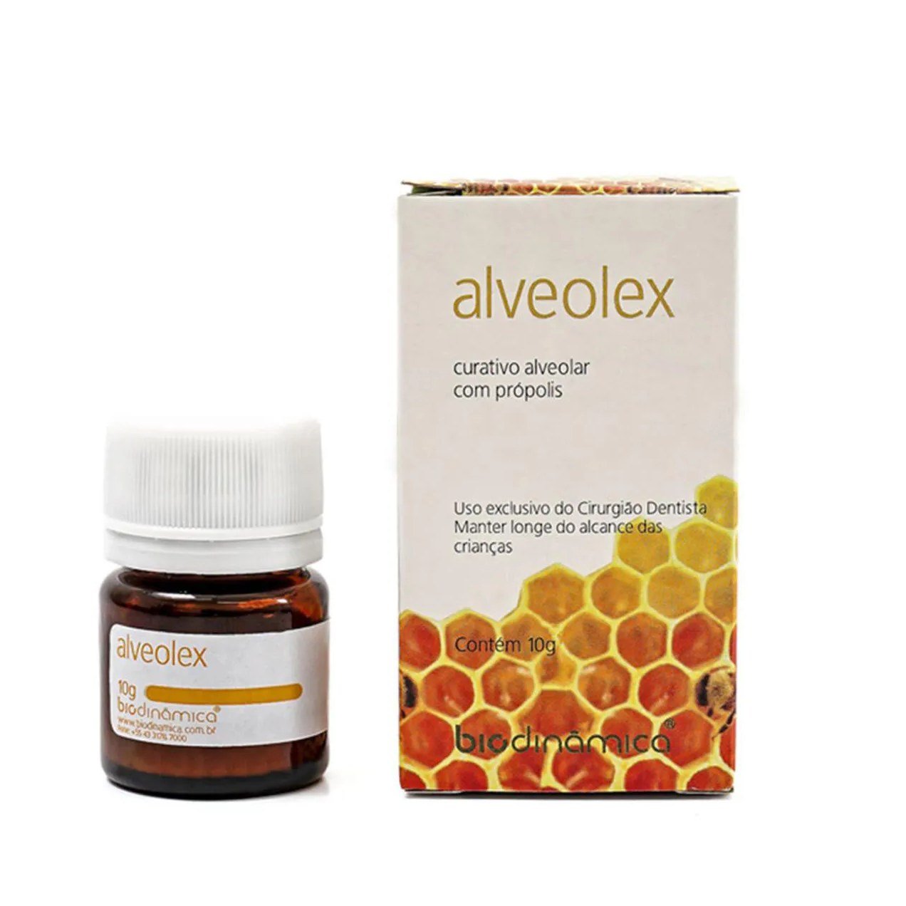 Curativo Alveolar Alveolex com Própolis 10g - Biodinâmica