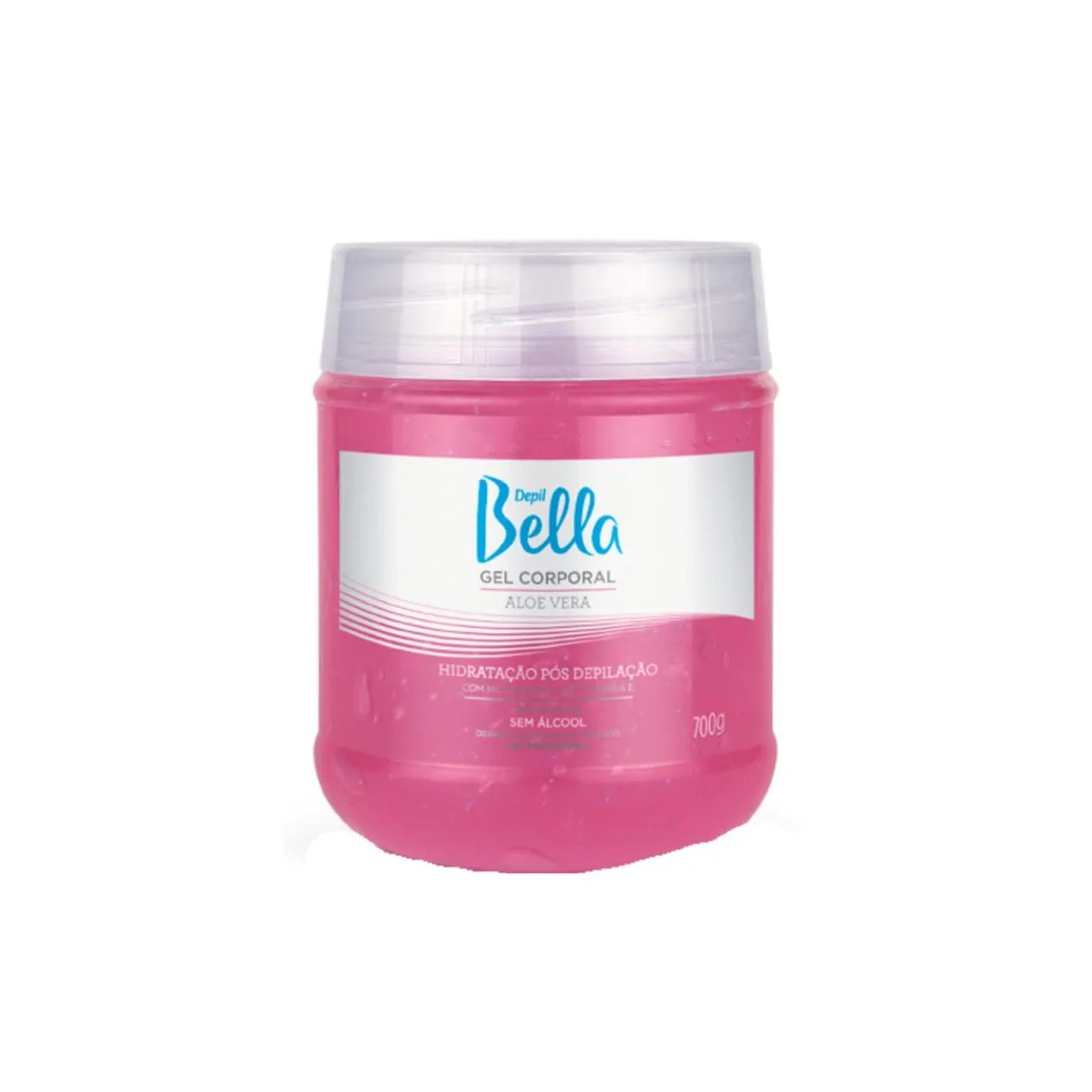 Kit 2 Gel Pós Depilação Corpo Hidrata Aloe Vera Depil Bella