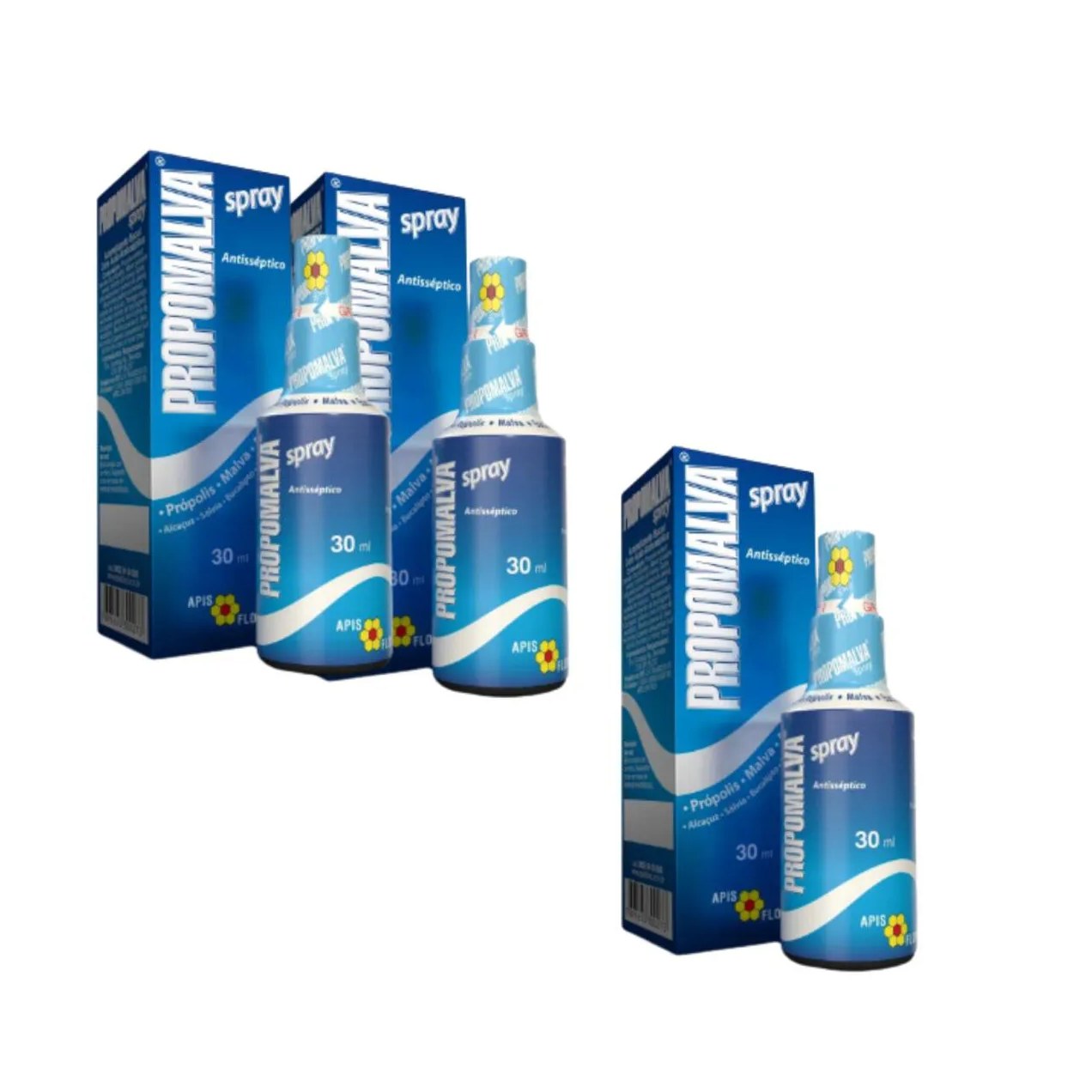 Kit C3 Spray Propomalva Hidratante Antisséptico - Apis Flora