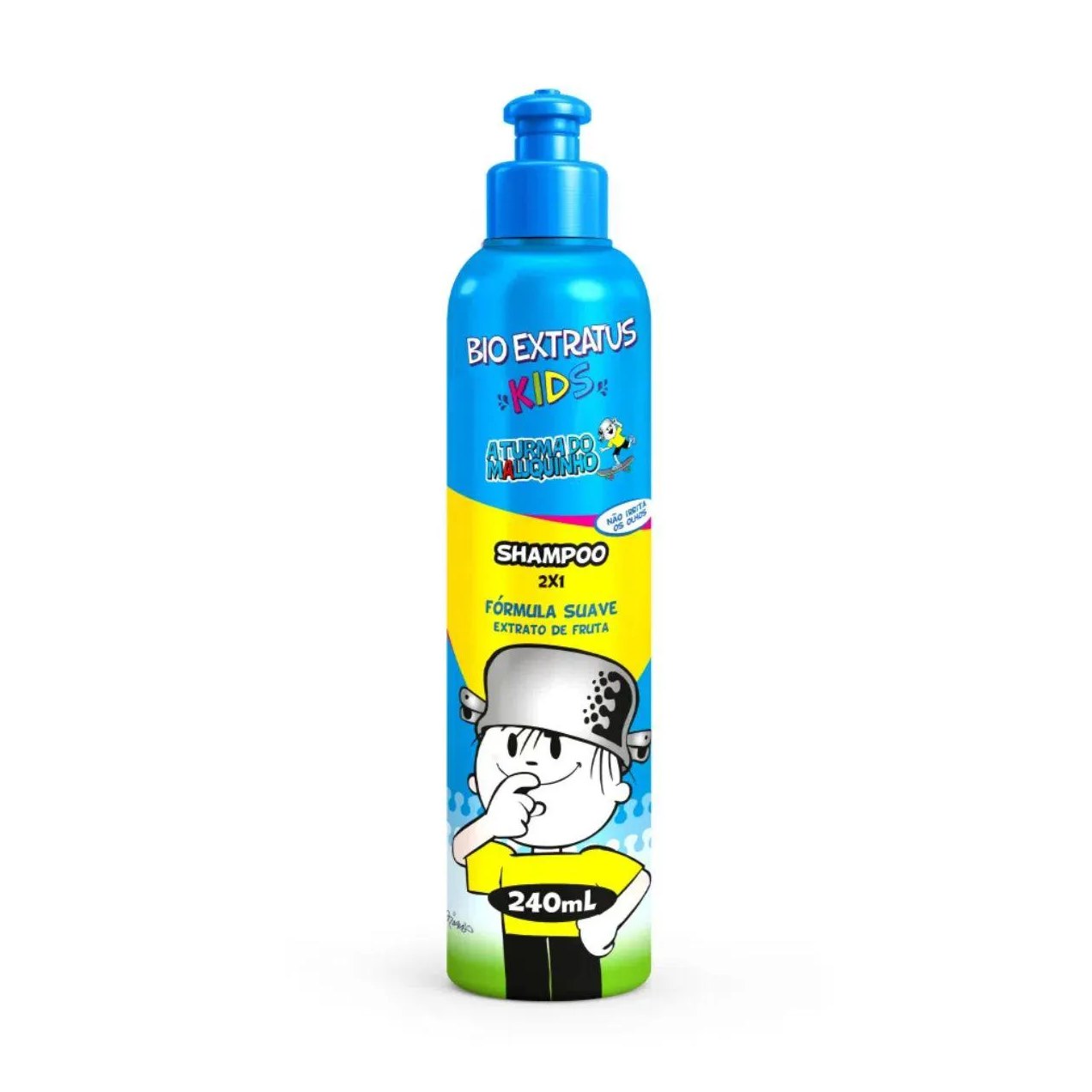 Shampoo Kids Turma do Maluquinho 2 em 1 240ml - Bio Extratus