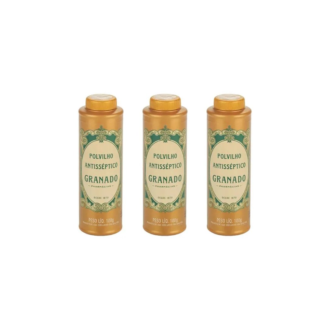 Talco Pes Granado 100g Tradicional - Kit C / 3un