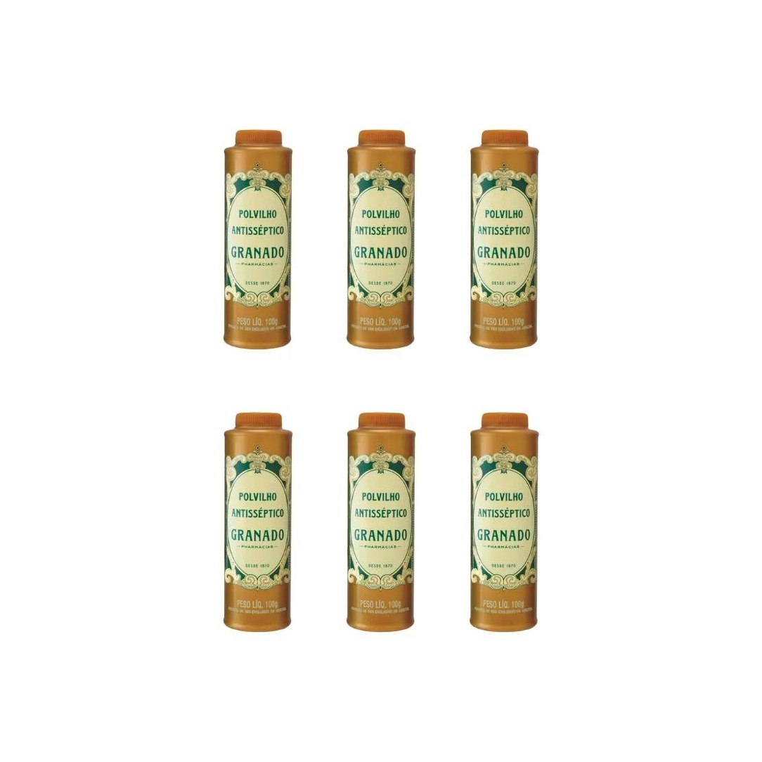Talco Pes Granado 100g Tradicional - Kit C / 6un