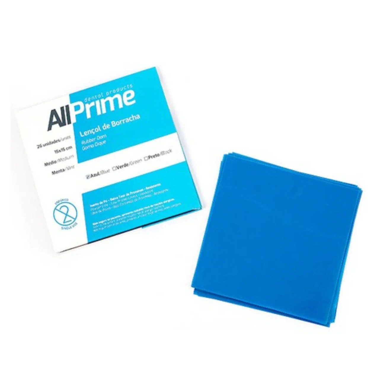 Lençol de Borracha Azul - Allprime 15x15