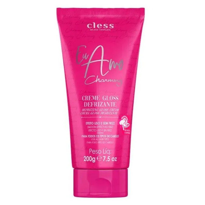 Creme Gloss Defrizante Eu Amo Charming 200g - Cless