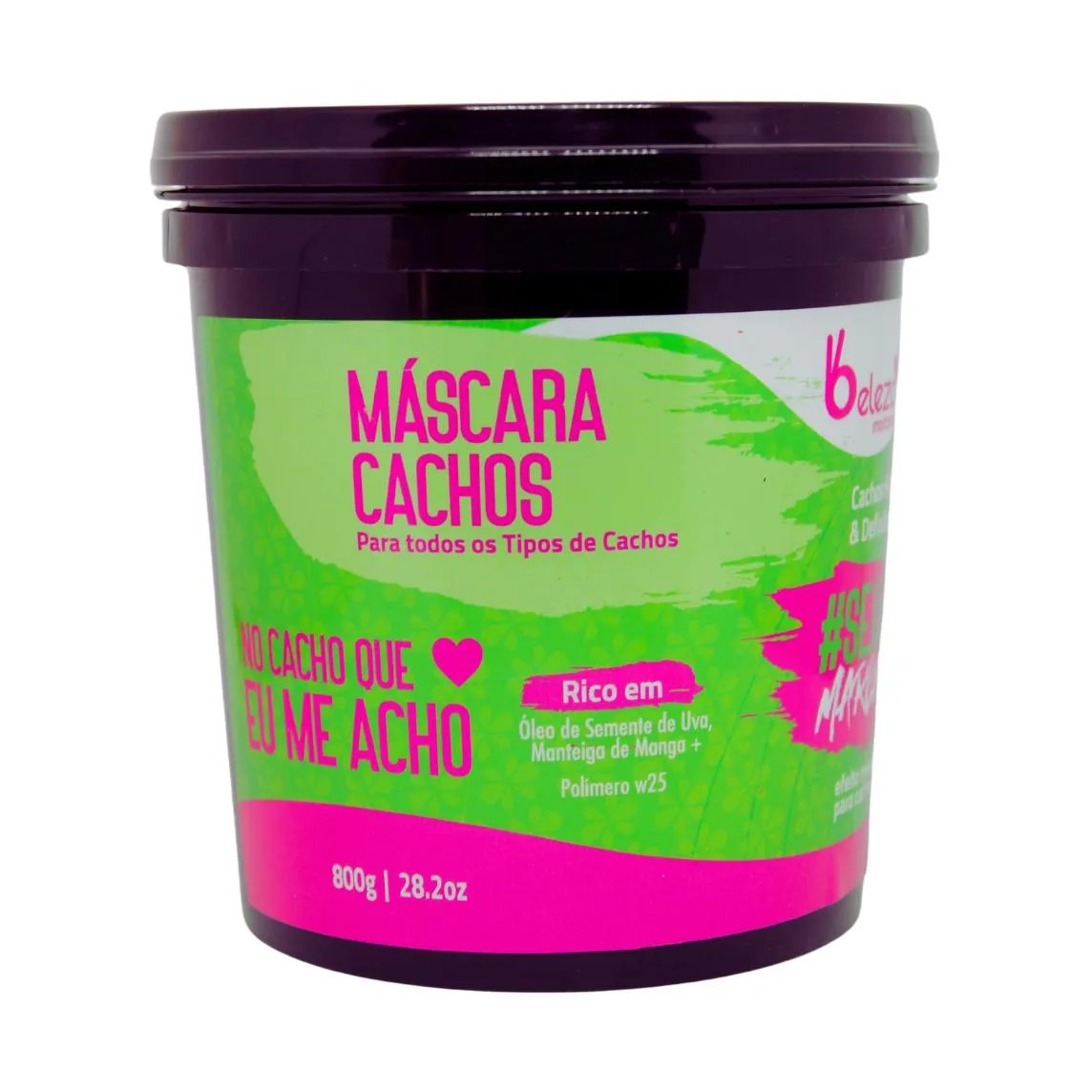 Máscara Capilar no Cacho Que Eu Me Acho Beleza Marcante 800G
