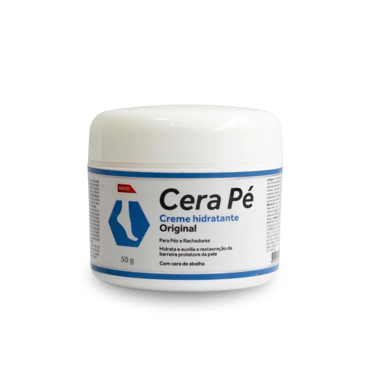 Cera Pé Hidratante para Os Pés Restaurador Pés e Rachaduras 50g