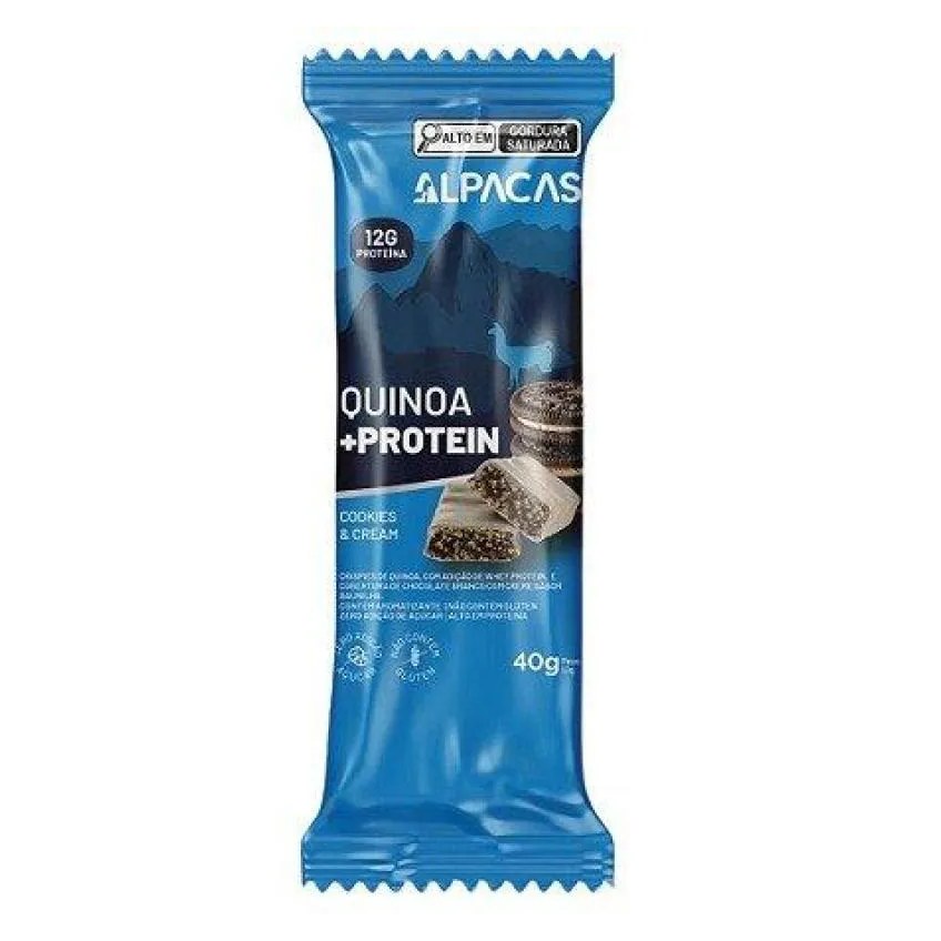 Barra de Chocolate Proteico Cookies And Cream 40g