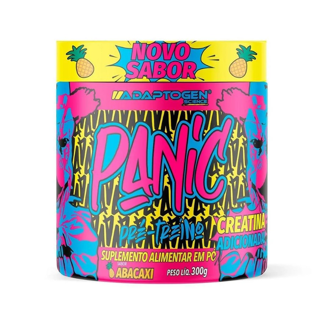 Panic Pre Workout Adaptogen Abacaxi 300g