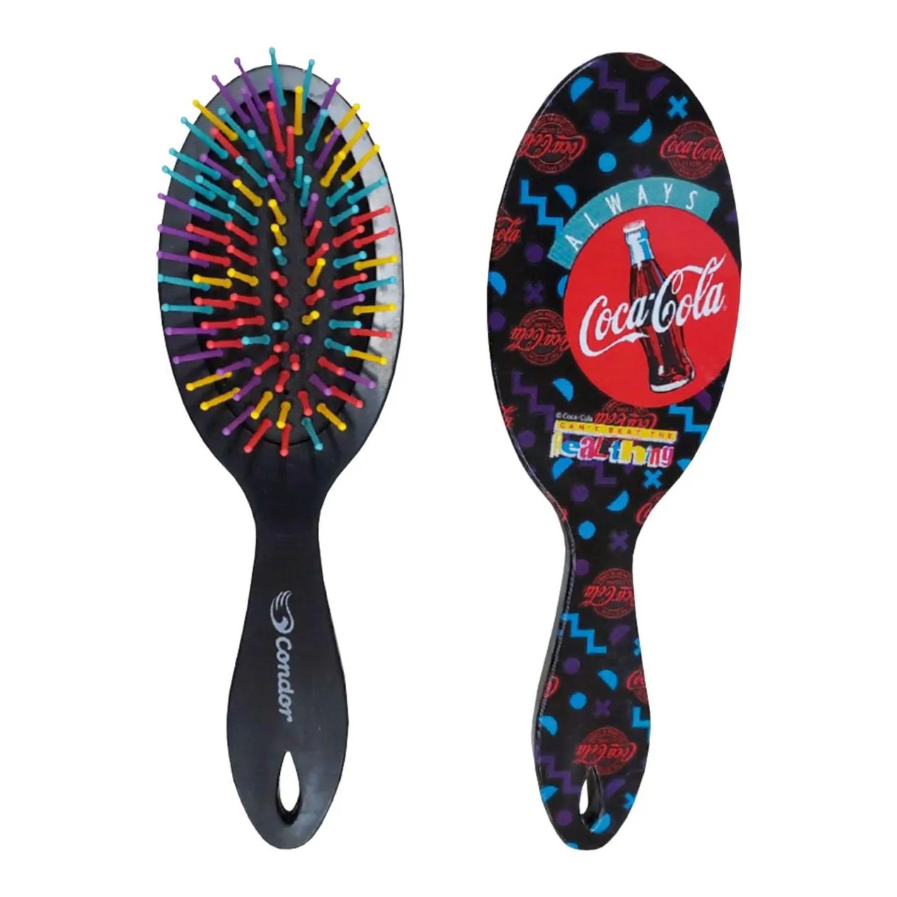 ESCOVA PARA CABELO OVAL COCA-COLA CONDOR