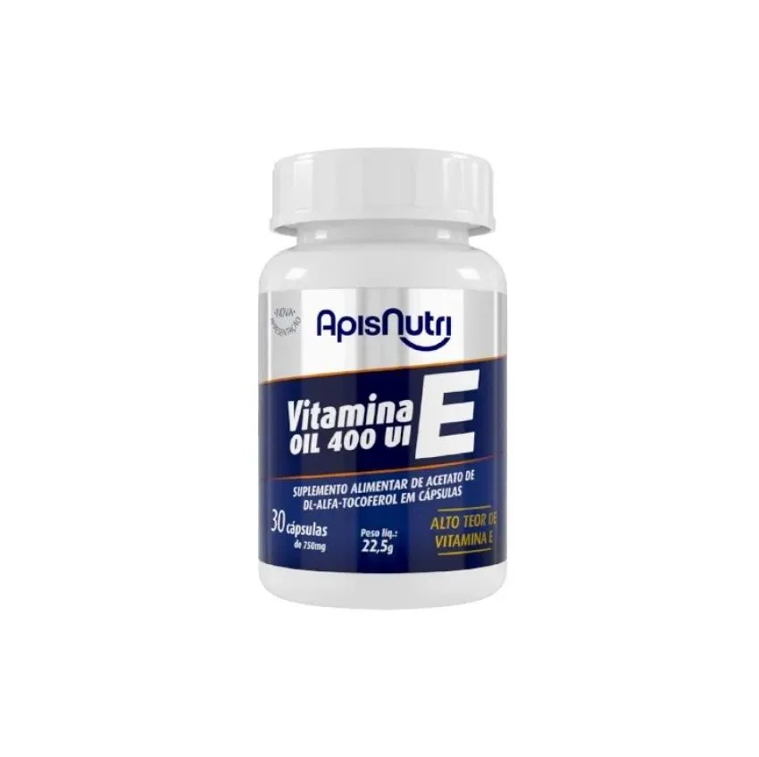 Vitamina E Oil - 750mg (30 Cápsulas) - Padrão: Único