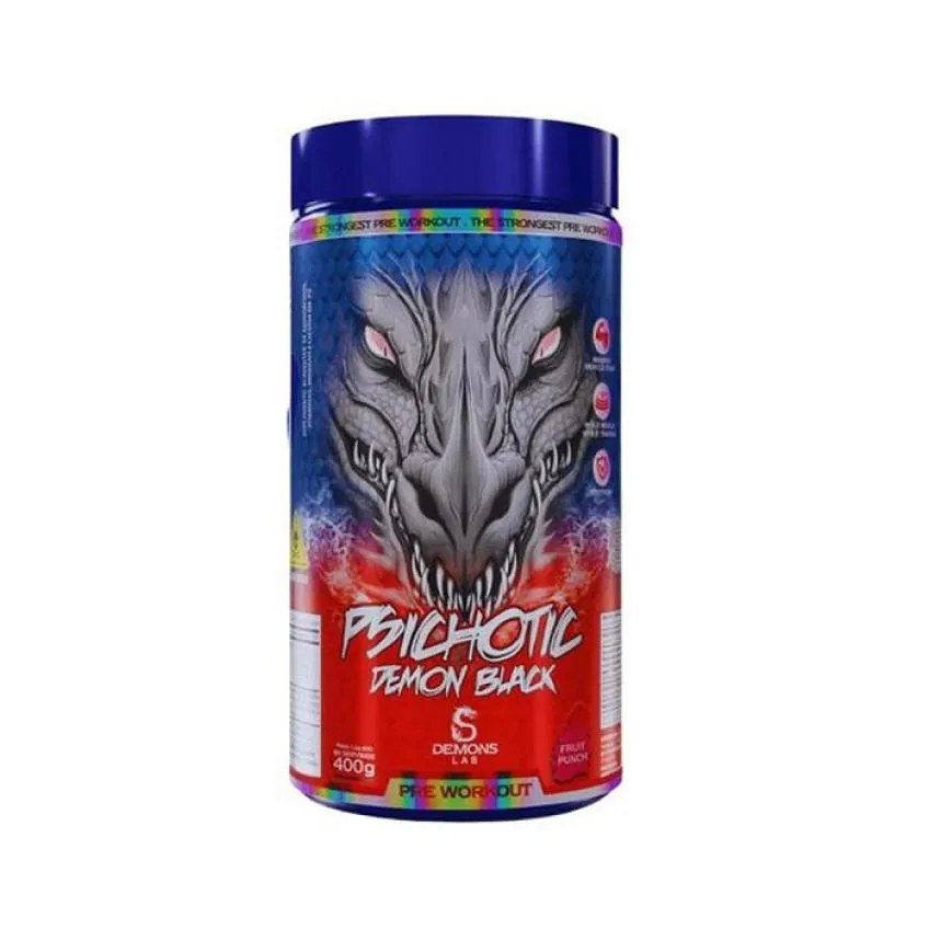 Psichotic Demon Black (400g) - Sabor: Fruit Punch
