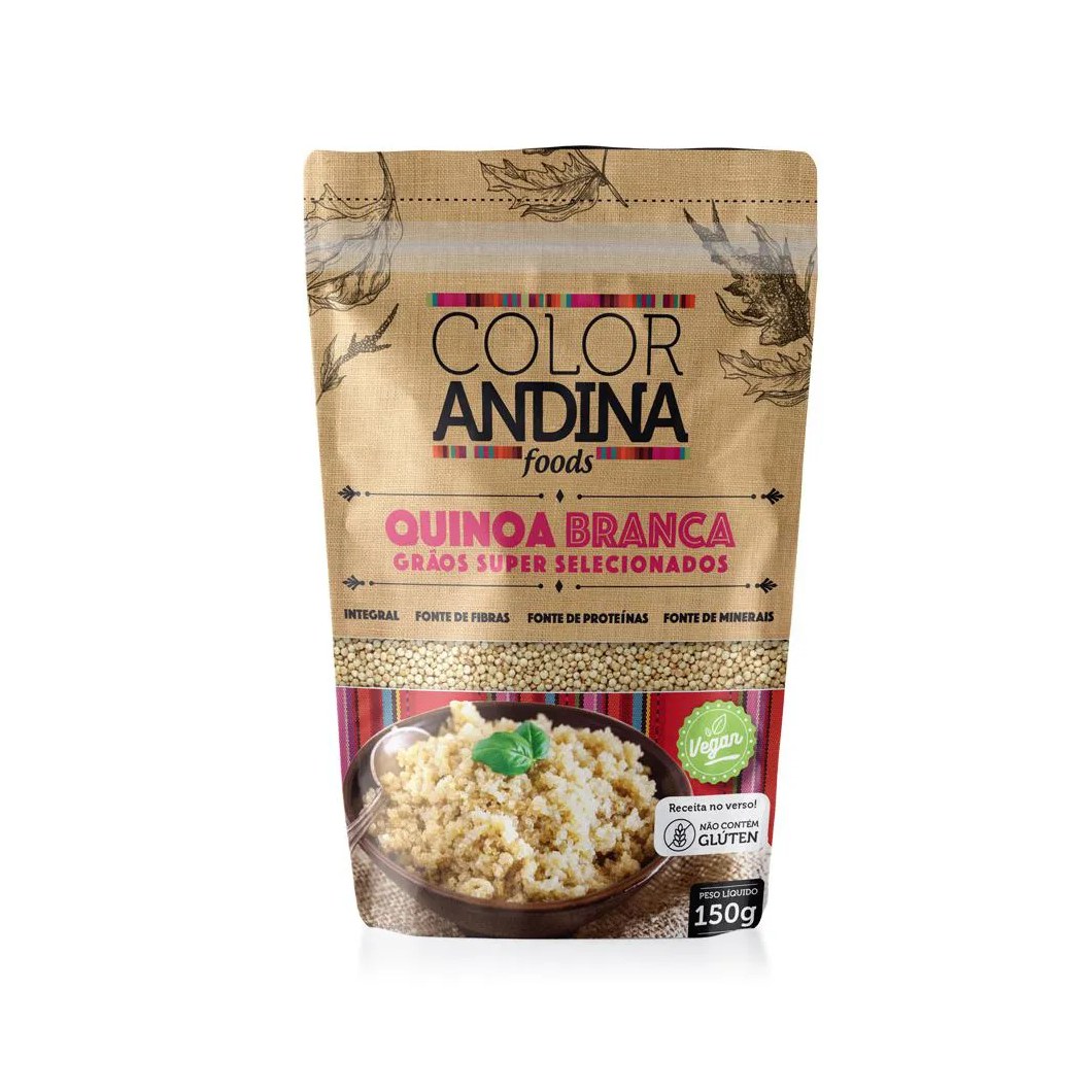 QUINOA REAL BRANCA - COLOR ANDINA FOOD 150G