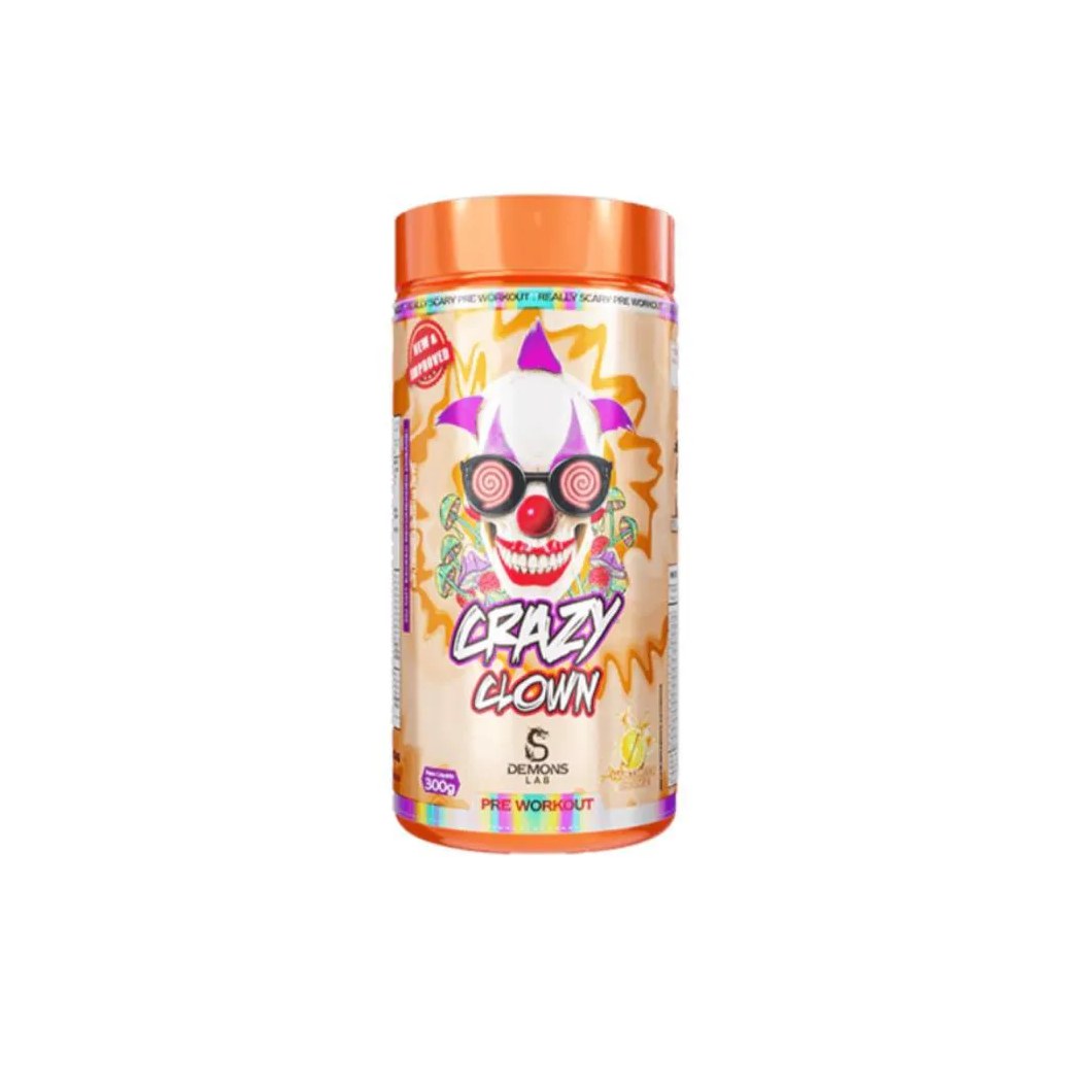 Pre Treino Crazy 300g Freee Workout Halloween Orange - Demons Lab