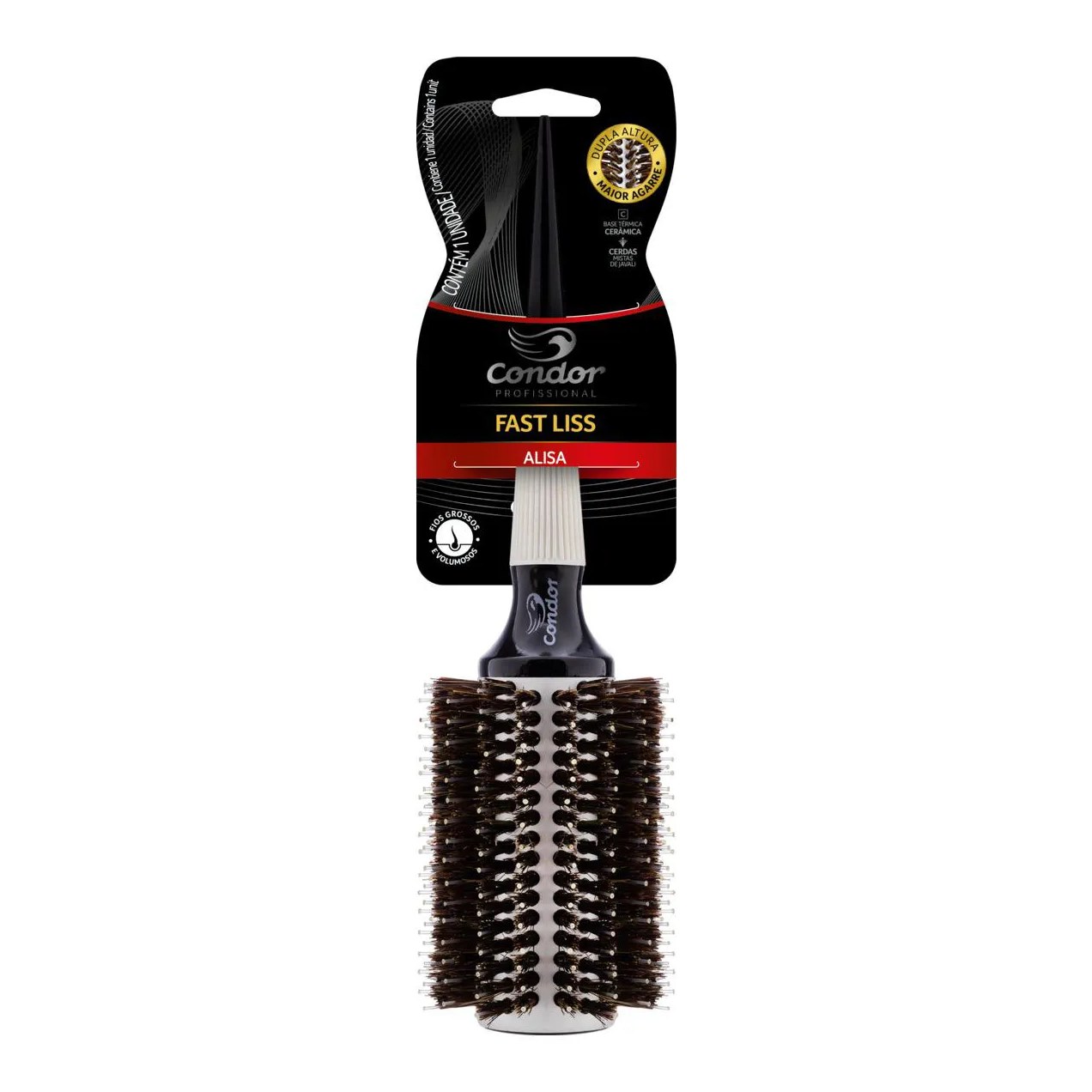 Escova para Cabelo Profissional Condor Fast Liss Ref. 7615