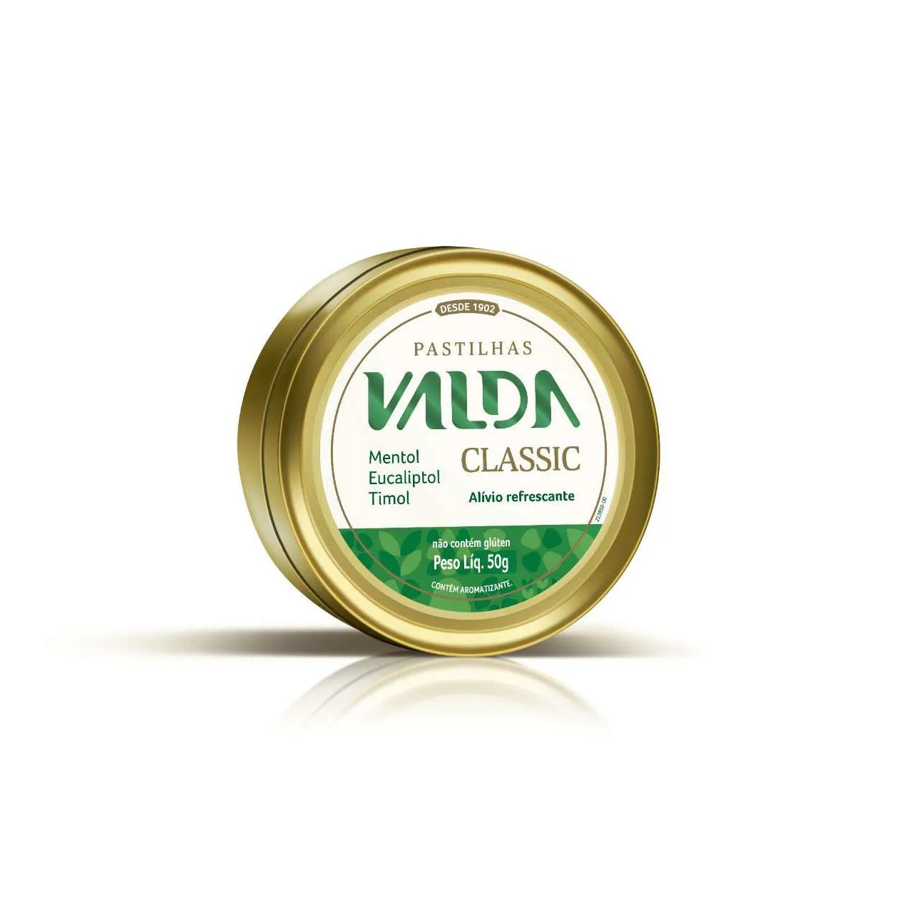 Goma de Mascar Trident Menta Verde Sem Açúcar 25,2g
