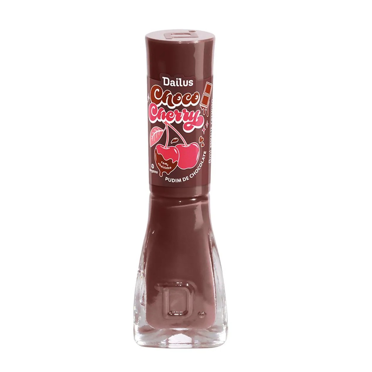 Esmalte Dailus Chococherry 8ml - Pudim de Chocolate