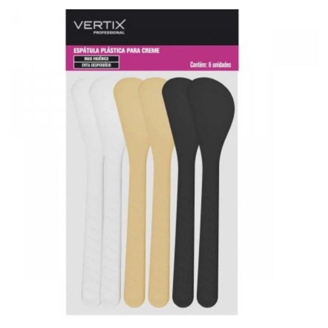 Espátula Plástica para Creme Vertix Belliz C/6 Un Cod.3040