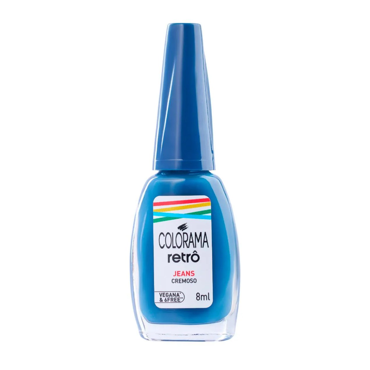 Esmalte Cremoso Colorama Retrô 8ml - Jeans