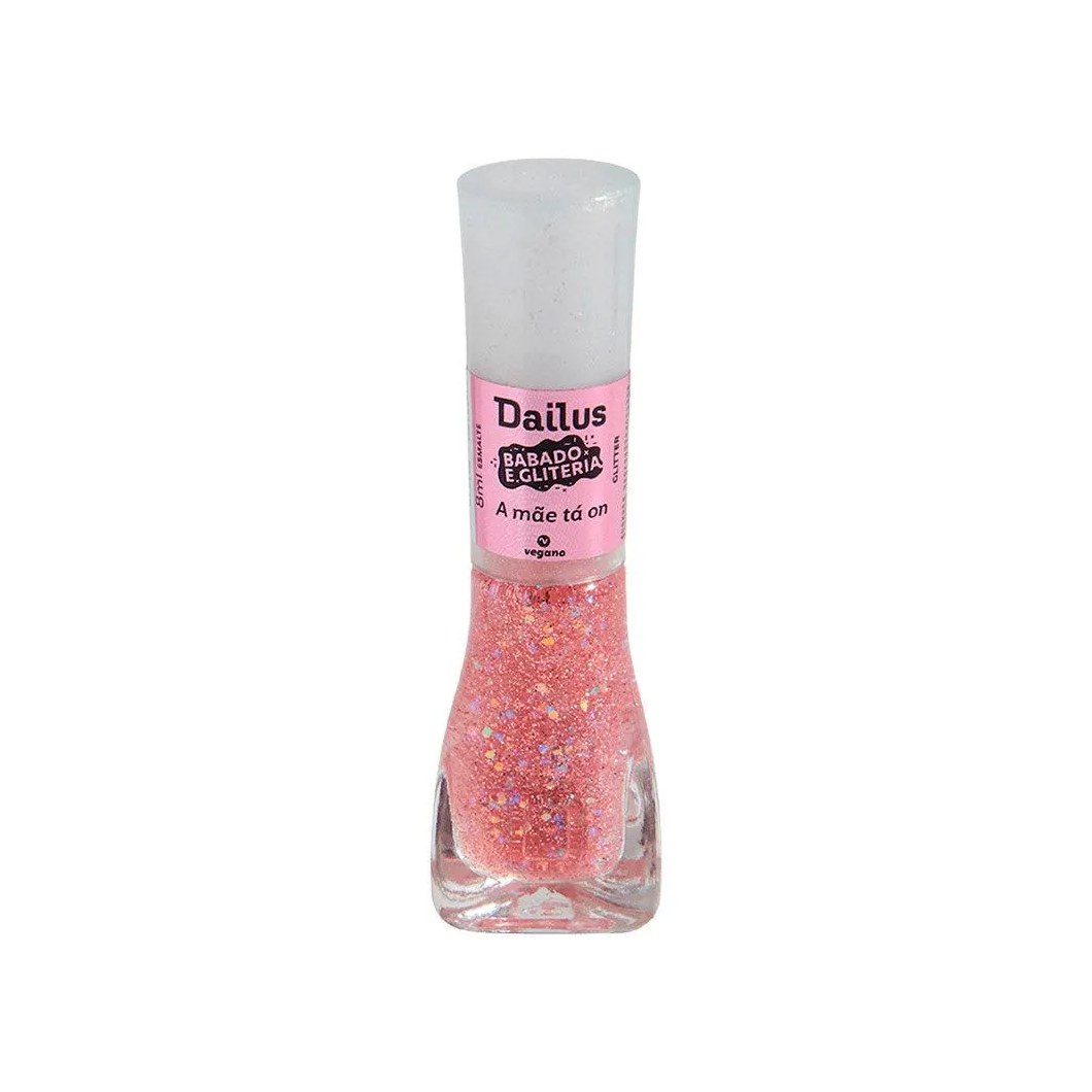 Esmalte Dailus Babado e Gliteria a Mãe Ta On
