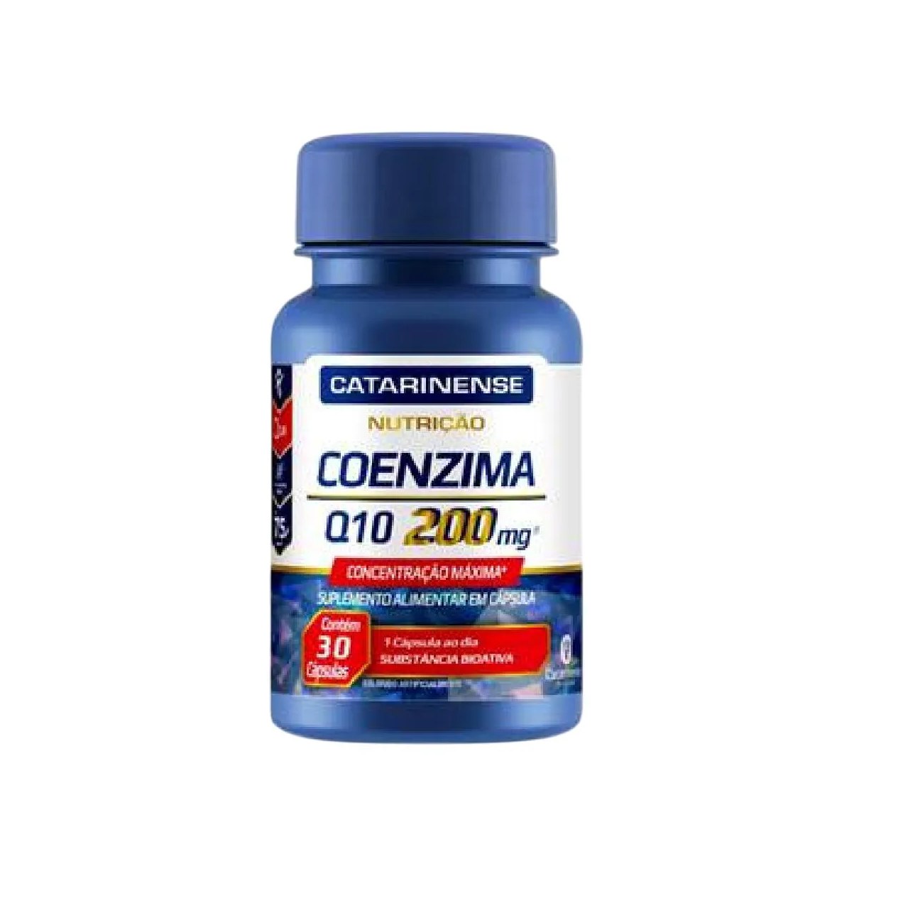 Coenzima Q10 200 Mg Catarinense Nutricao C30 Caps