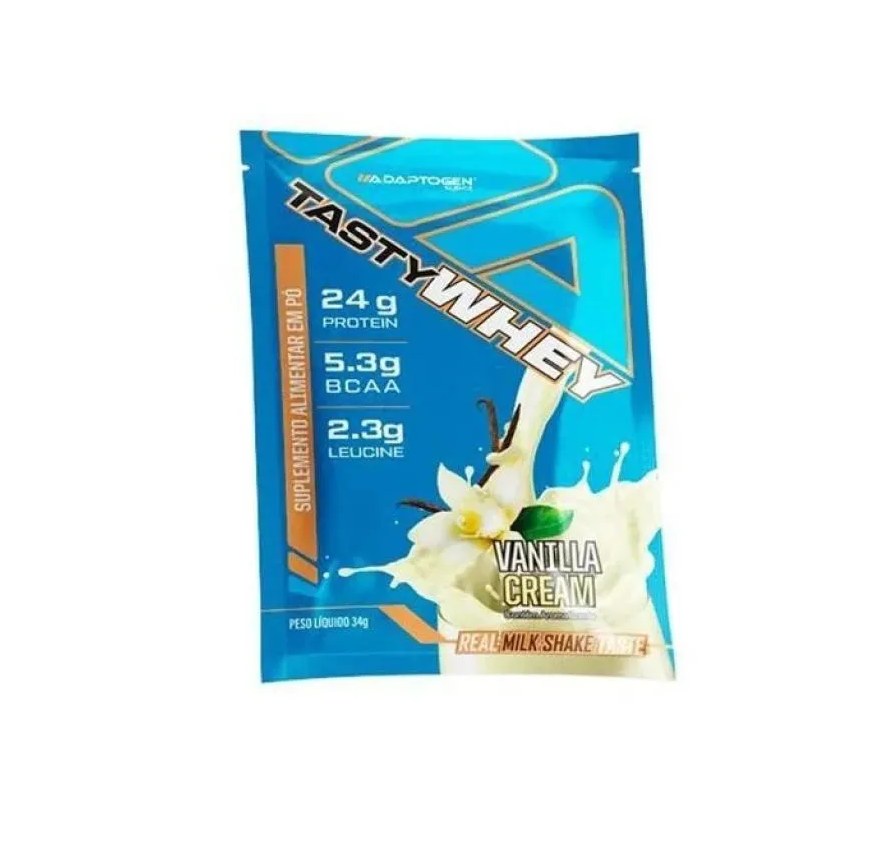 Tasty Whey Sachê - Sabor: Vanilla Cream (34g)