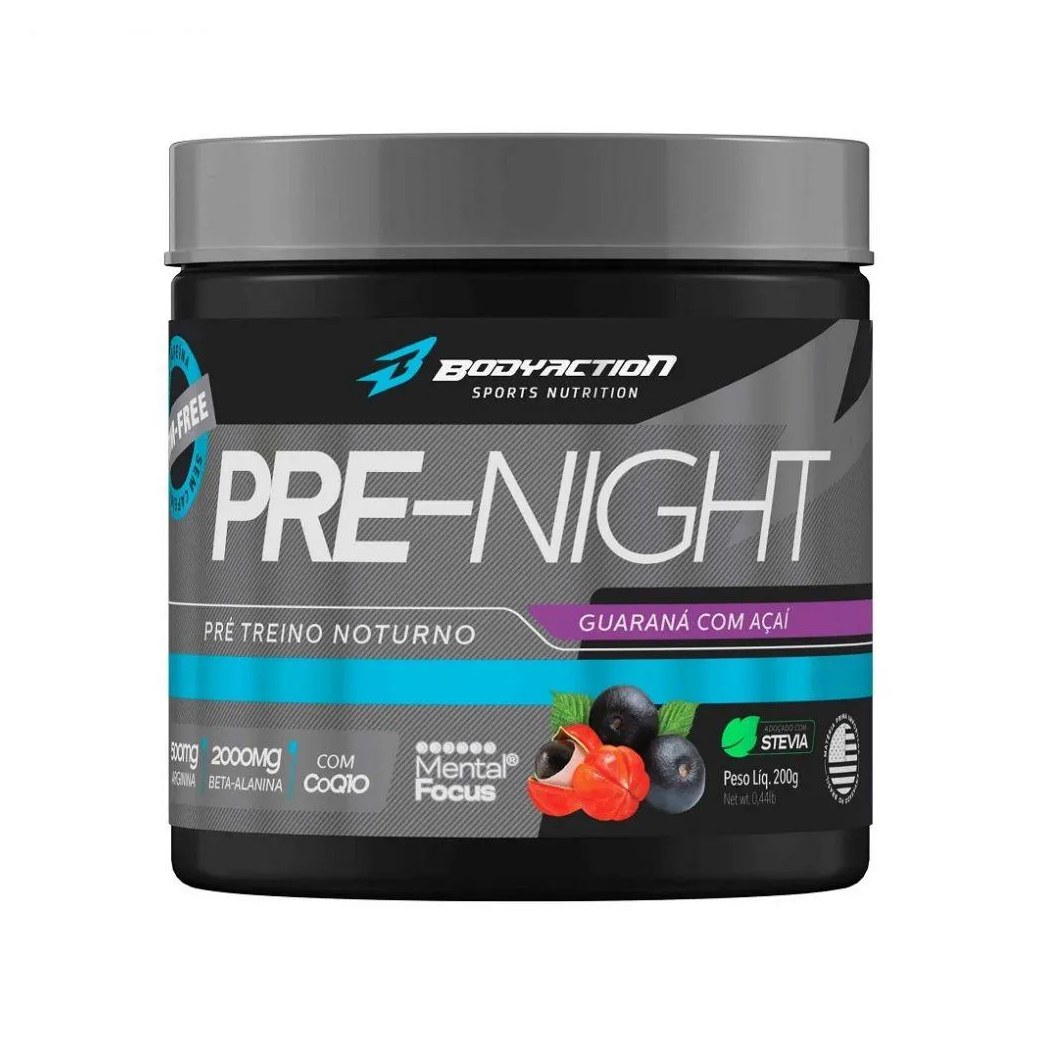 Pre - Night Beta Alanina (200G) - Sabor: Guaraná com Açaí