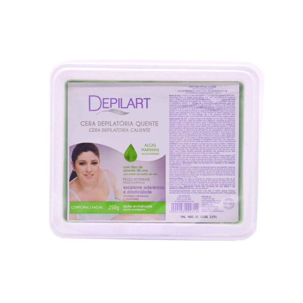 Cera Depilatória Depilart Algas 250g